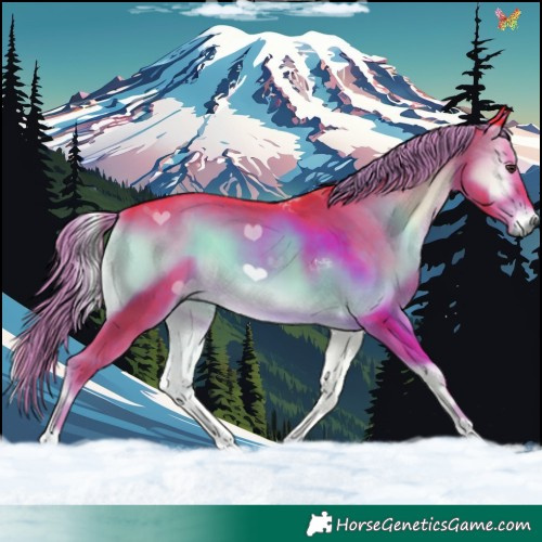 Horse Color:Watercolor Liver Red Onyx 