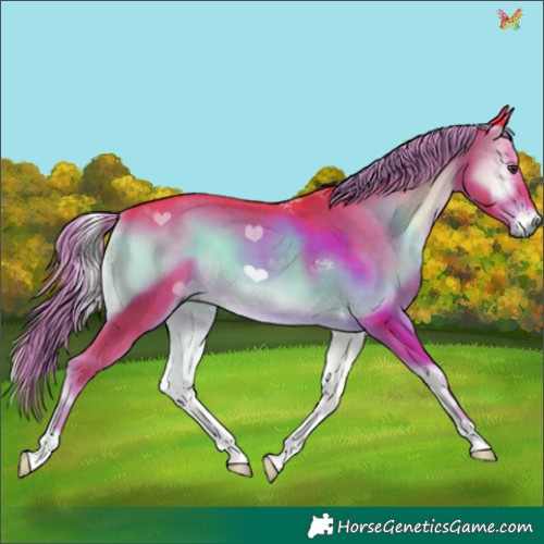 Horse Color:Watercolor Liver Red Onyx 