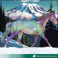 Horse Color:Watercolor Liver Chestnut 