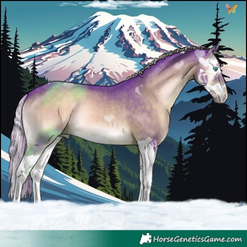 Horse Color:Watercolor Liver Red Onyx Splash 