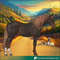 Horse Color:Liver Chestnut  and Liver Chestnut 