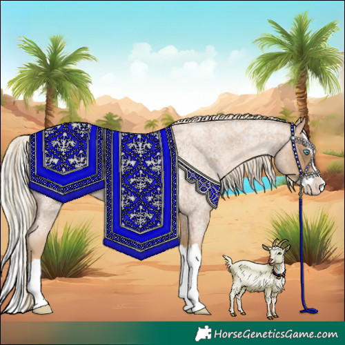 Horse Color:Chocolate Palomino Roan Pearl Splash