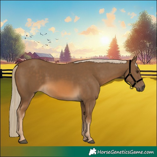 Horse Color:Chocolate Palomino 