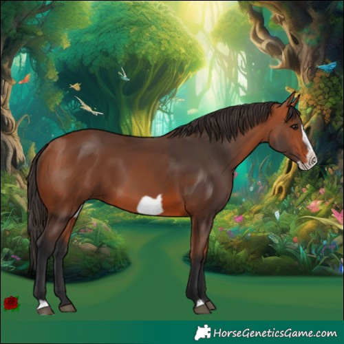 Horse Color:Bay and Bay Frame