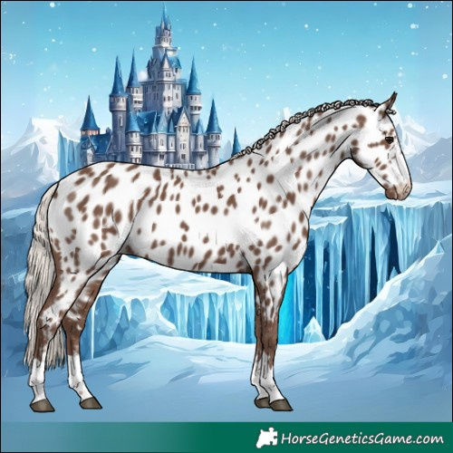 Horse Color:Silver Black Appaloosa