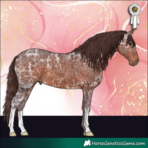 Horse Color:Chocolate Brown Ice