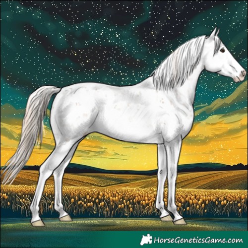 Horse Color:Chocolate Palomino Sabino Splash 