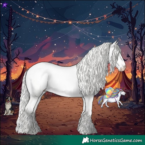 Horse Color:Cremello Dun 