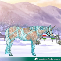 Horse Color:Thunderstruck Silver Bay Ice
