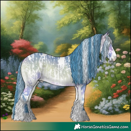 Horse Color:Watercolor White Spotted Buckskin Onyx Sabino  and Watercolor White Spotted Buckskin Onyx 