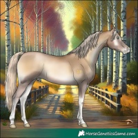 Horse Color:Chocolate Palomino Pearl Onyx Mushroom