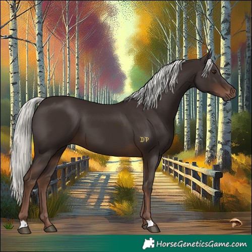 Horse Color:Liver Chestnut Mushroom 