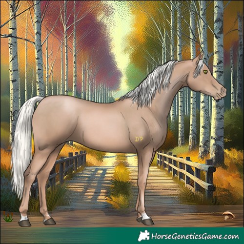 Horse Color:Chestnut Pearl Mushroom 