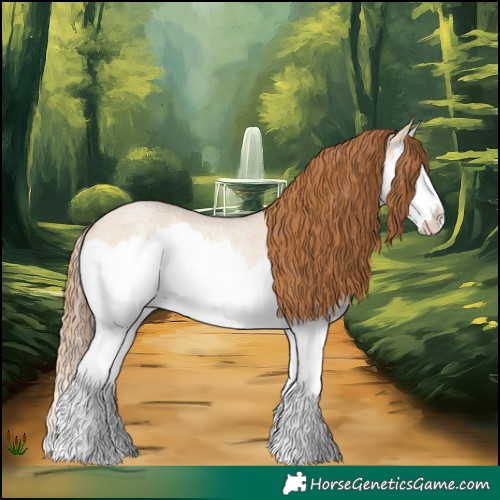 Horse Color:Red Dun Roan Splash Rabicano 