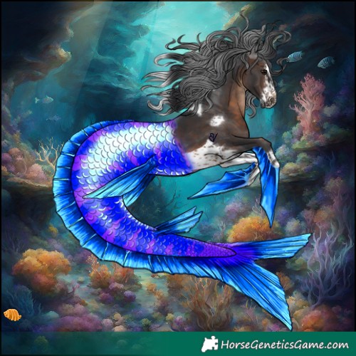 Horse Color:Brown Tobiano Frame Rabicano