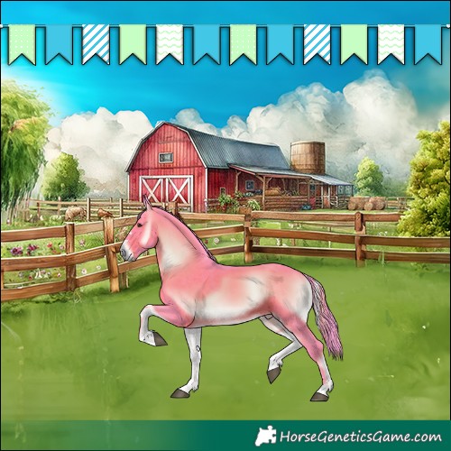 Horse Color:Watercolor Liver Red Onyx 