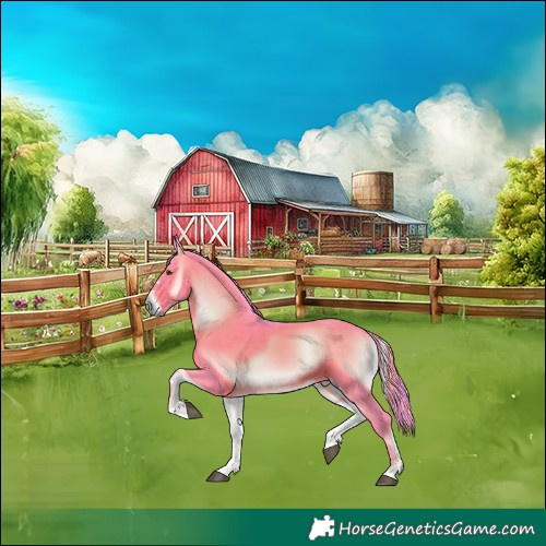 Horse Color:Watercolor Liver Red Onyx 