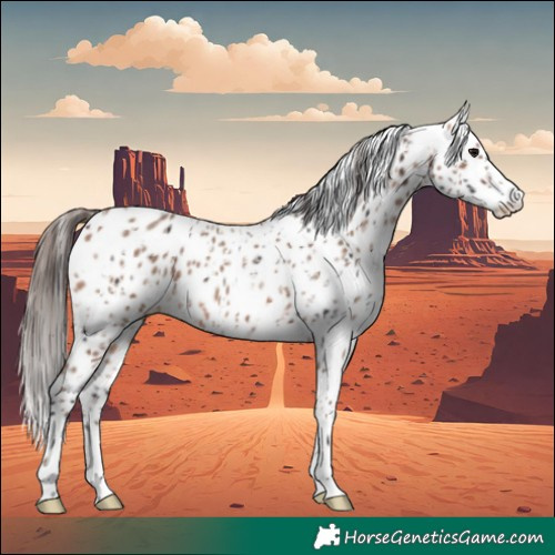 Horse Color:Bay Appaloosa and Amber Champagne Appaloosa