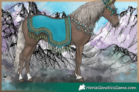 Horse Color:Silver Black 