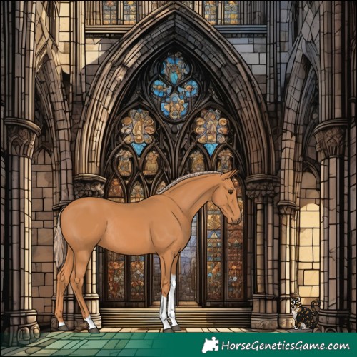 Horse Color:Chestnut Tobiano Rabicano 