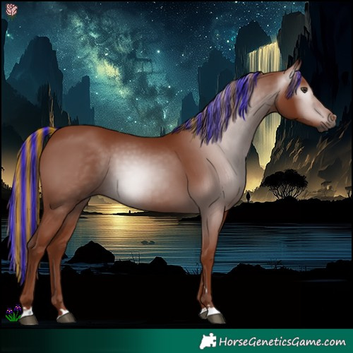 Horse Color:Gray Painted Chestnut 