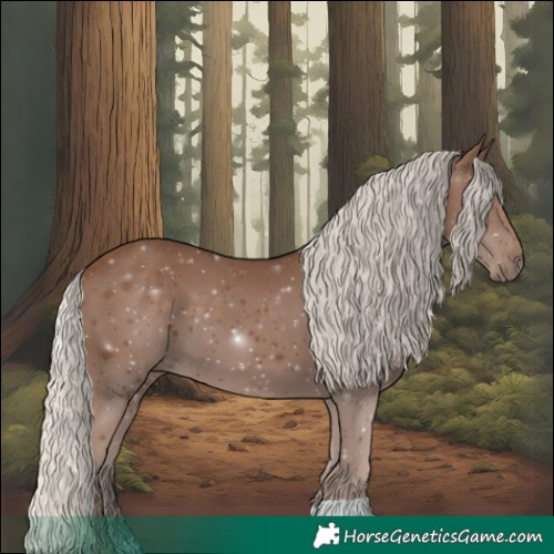 Horse Color:Silver Black 