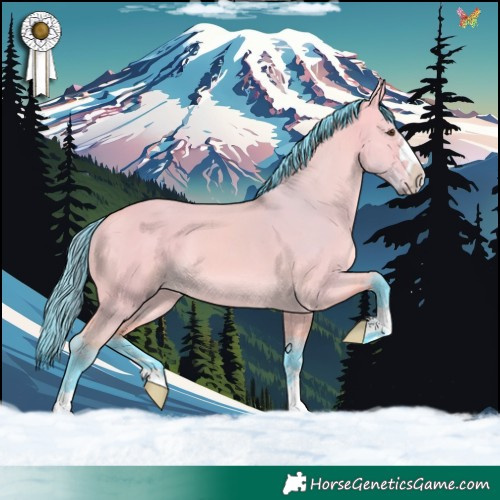 Horse Color:Watercolor Buckskin Dun 