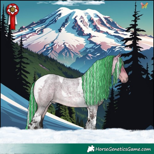 Horse Color:Painted Silver Buckskin Roan Tobiano 