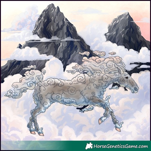 Horse Color:Silver Black