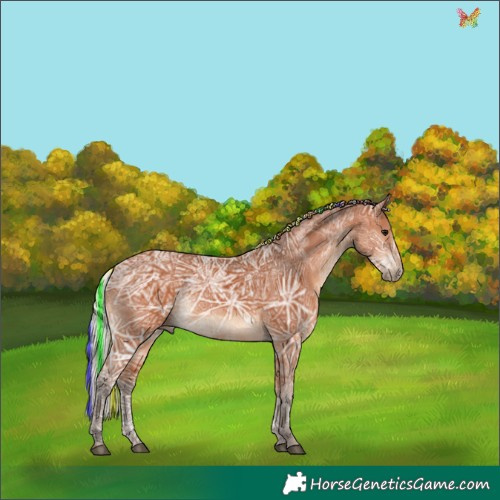 Horse Color:Painted Silver Bay Ice 