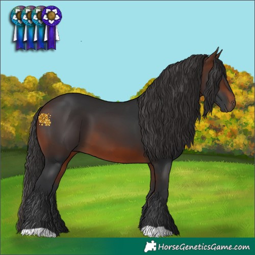Horse Color:Brown 