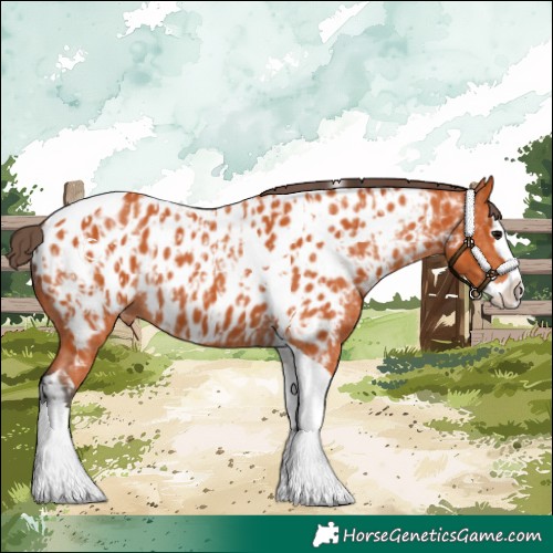 Horse Color:Bay Splash Tobiano Appaloosa and Bay Splash Tobiano Appaloosa