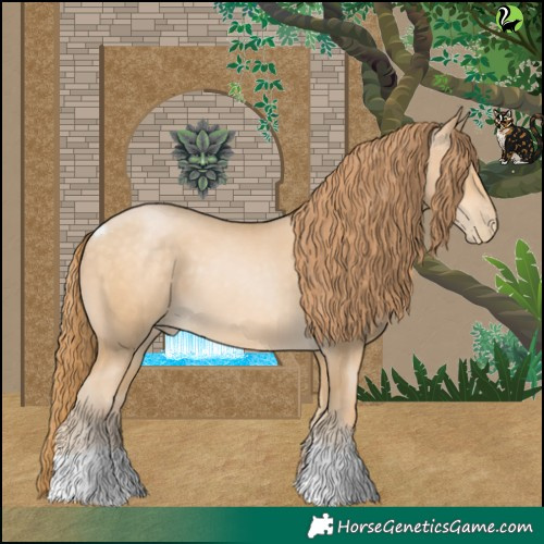 Horse Color:Buckskin Pearl Tobiano 