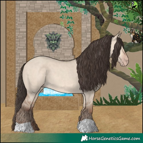 Horse Color:Amber Champagne Dun 
