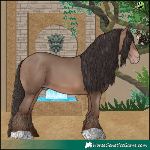 Horse Color:Sable Champagne 