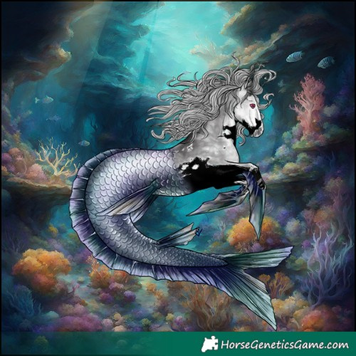 Horse Color:White Spotted Silver Buckskin Chinchilla Tobiano