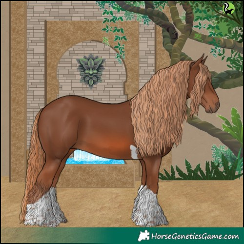 Horse Color:Chestnut Tobiano 
