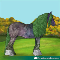 Horse Color:Watercolor Bay Ice