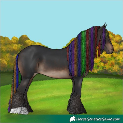 Horse Color:Painted Brown 