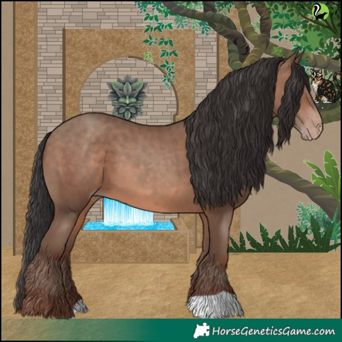 Horse Color:Sable Champagne 