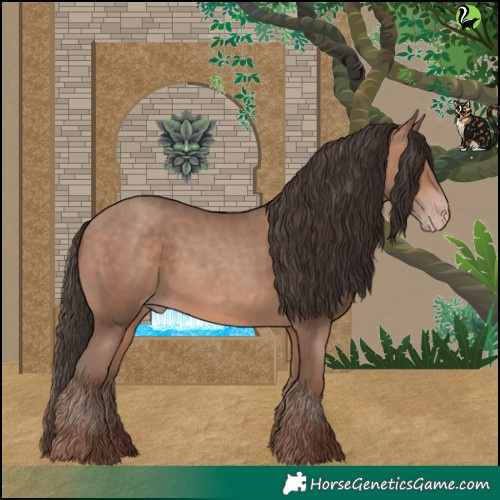 Horse Color:Sable Champagne 