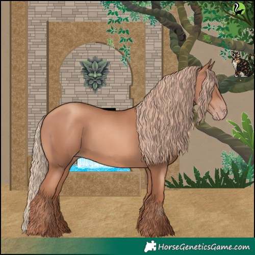 Horse Color:Gold Champagne 