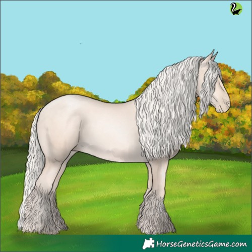 Horse Color:Gold Cream Champagne Pearl 