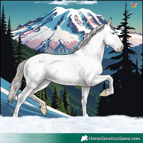 Horse Color:Gold Cream Champagne Appaloosa 