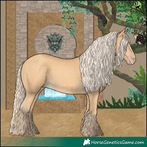 Horse Color:Gold Cream Champagne 