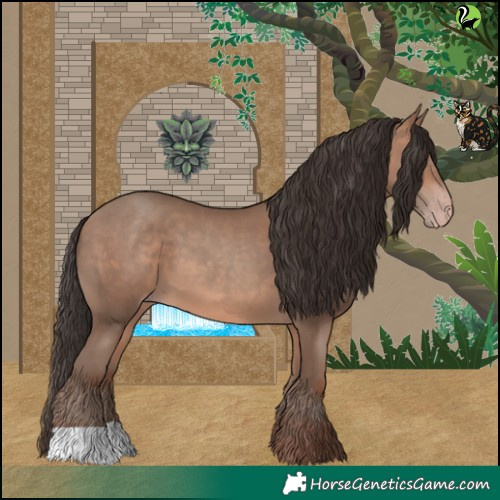 Horse Color:Sable Champagne 