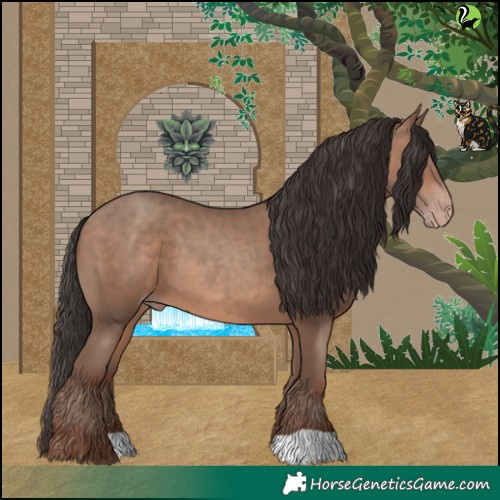 Horse Color:Sable Champagne 