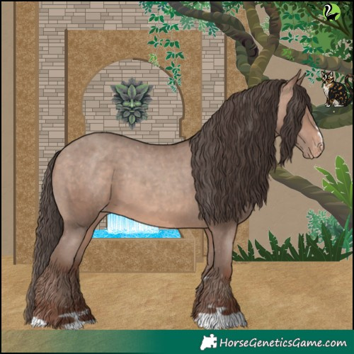 Horse Color:Sable Champagne Varnish 