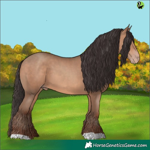 Horse Color:Sable Champagne 