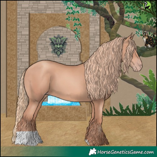 Horse Color:Gold Champagne 